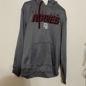 Champion Texas A&M Mens Medium Gray Hoodie - never worn